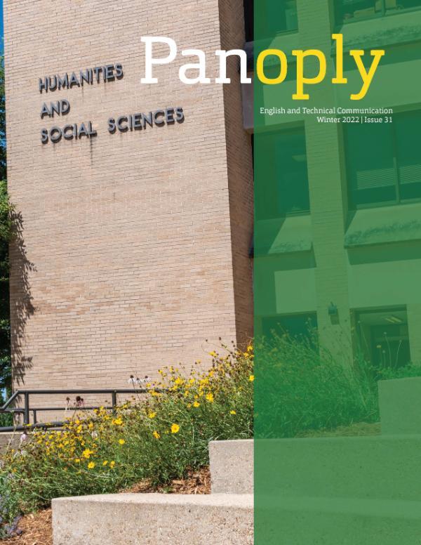 cover of the 2022 issue of Panoply, newsletter of Missouri S&T's Department of English and Technical Communication