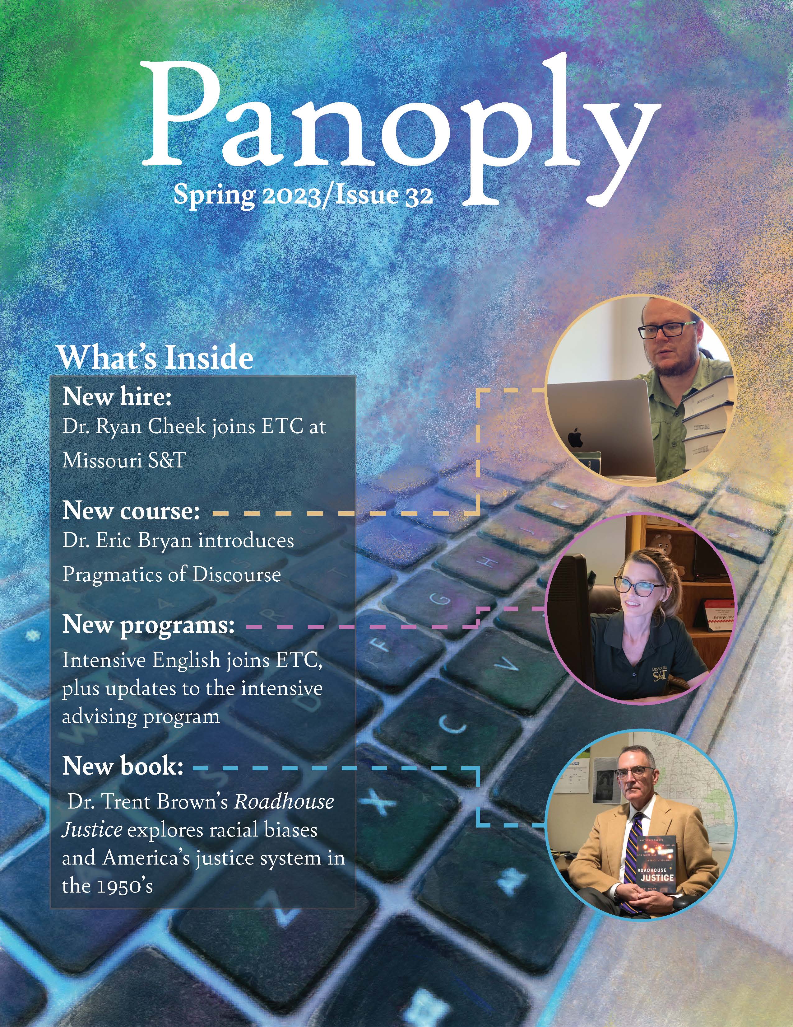 image of a cover of 2023 newsletter of Missouri S&T's Department of English and Technical Communication