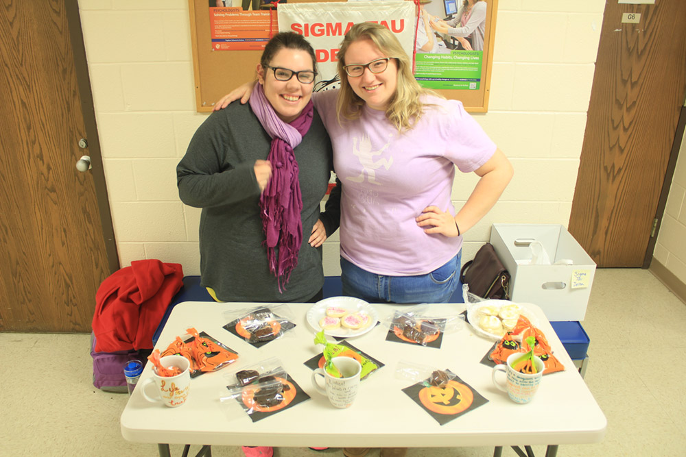 Students a part of sigma tau delta